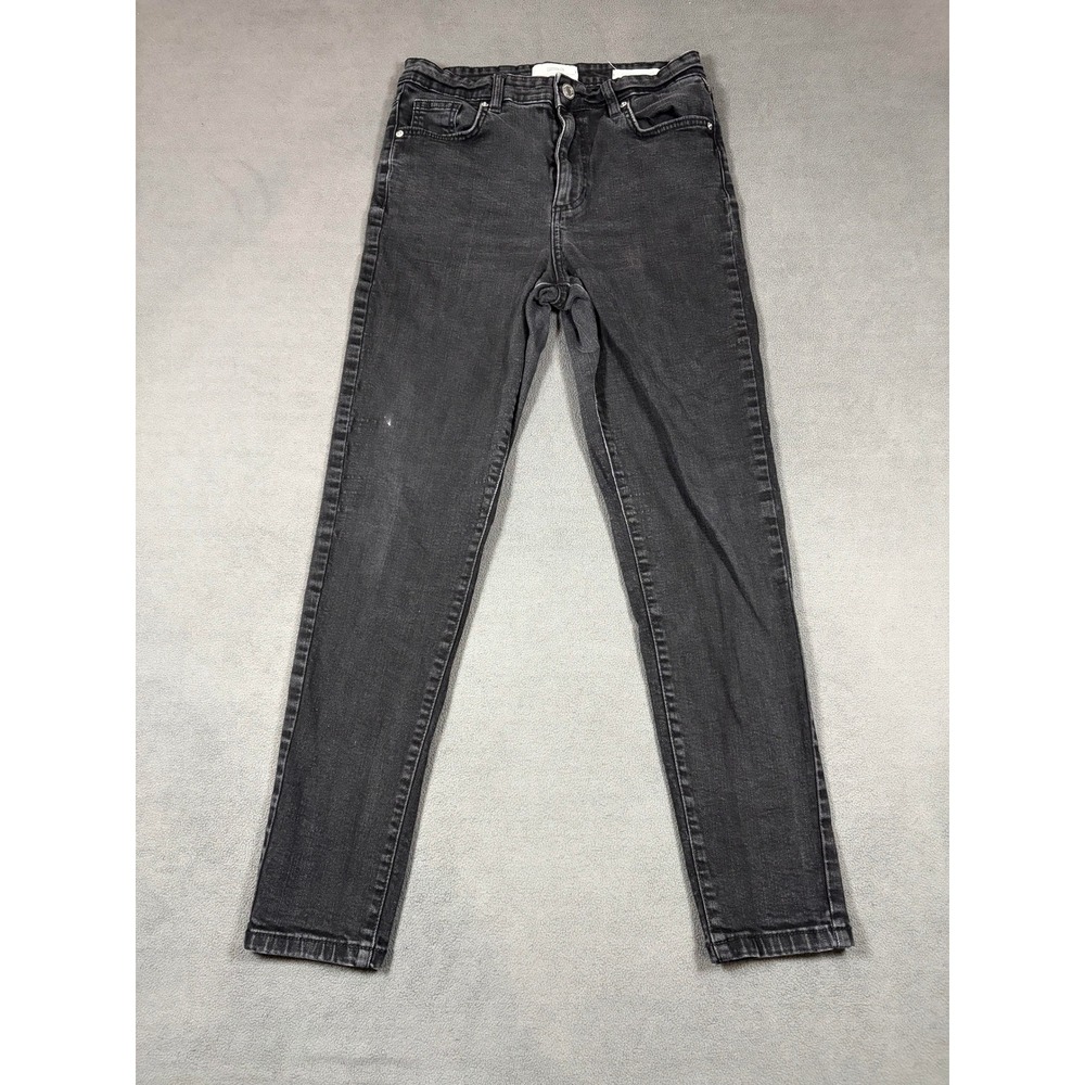 Cotton On High Rise Skinny Womens Size 8 Black Denim Jeans